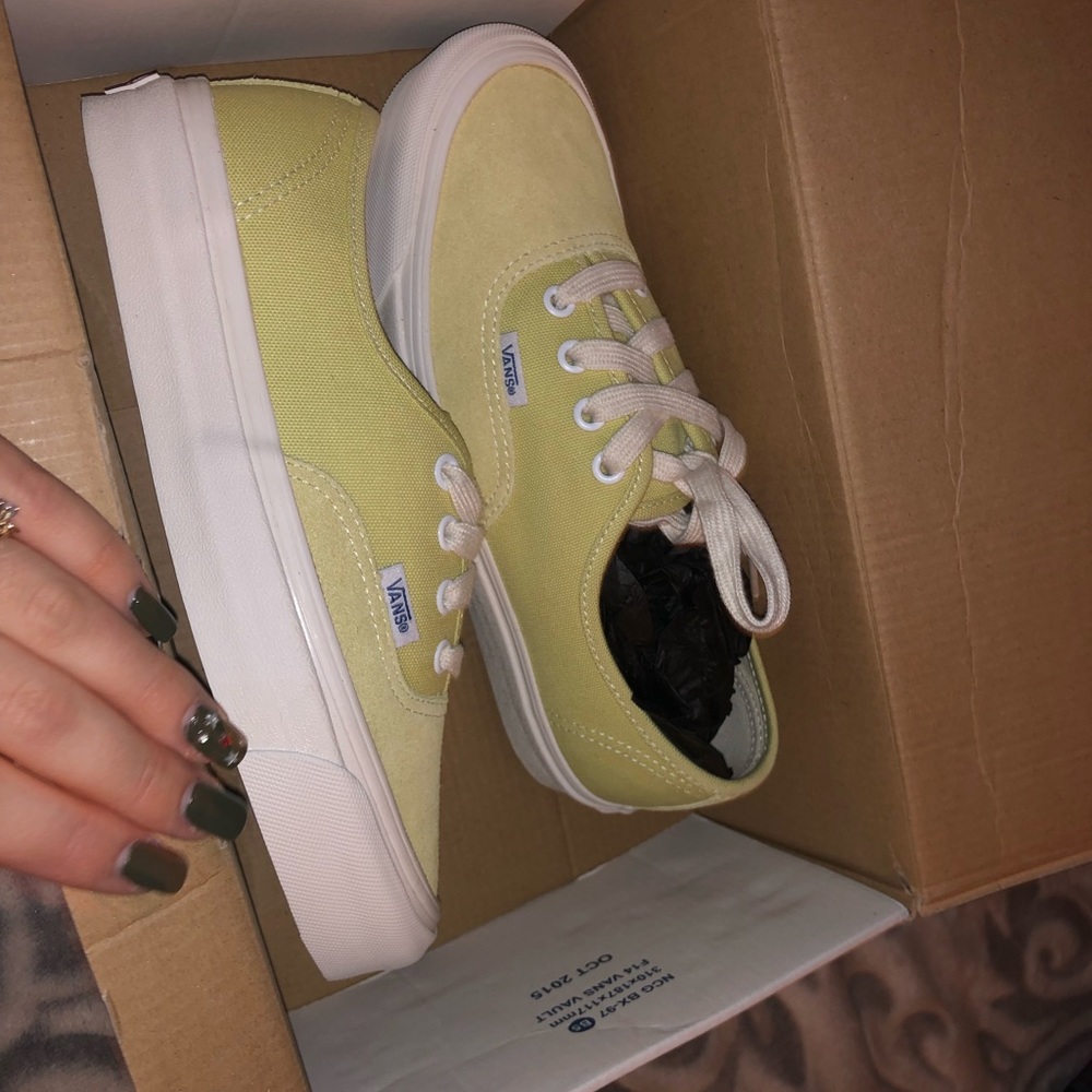 Yellow/green vans